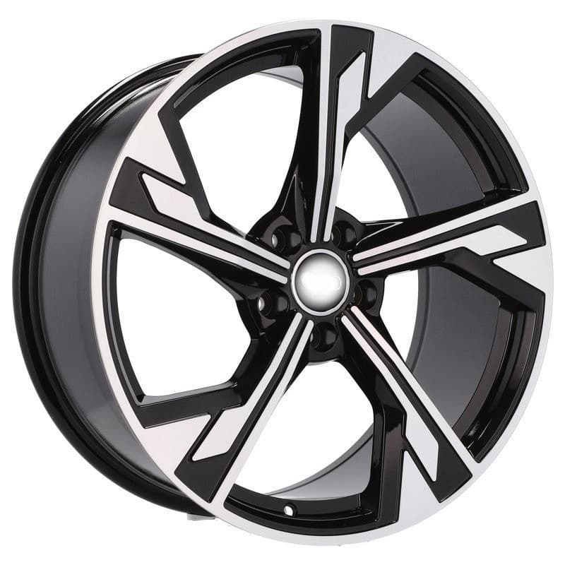 4 jantes 8.5 19 5x112 design audi noir brillant