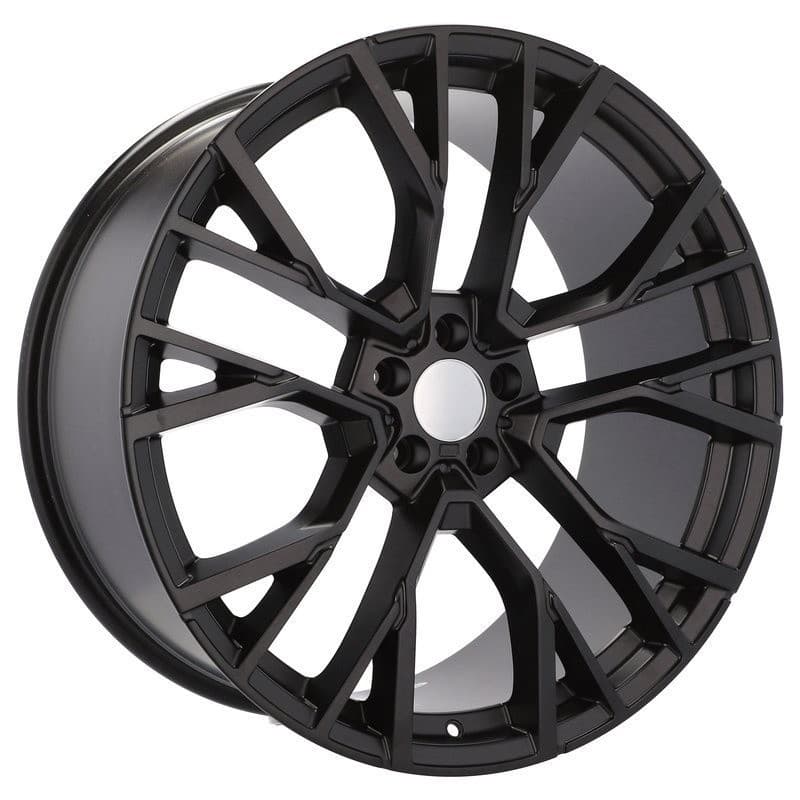 4 jantes 9.5 22 5x112 design bmw noir brillant