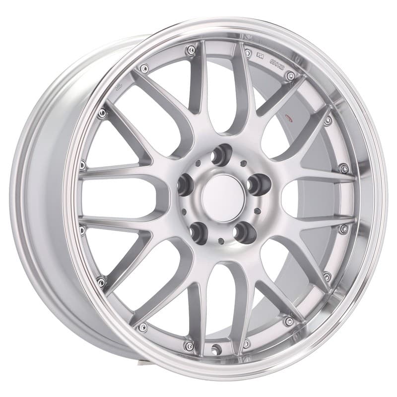 4 jantes 8.0 18 5x120 design bmw argent brillant
