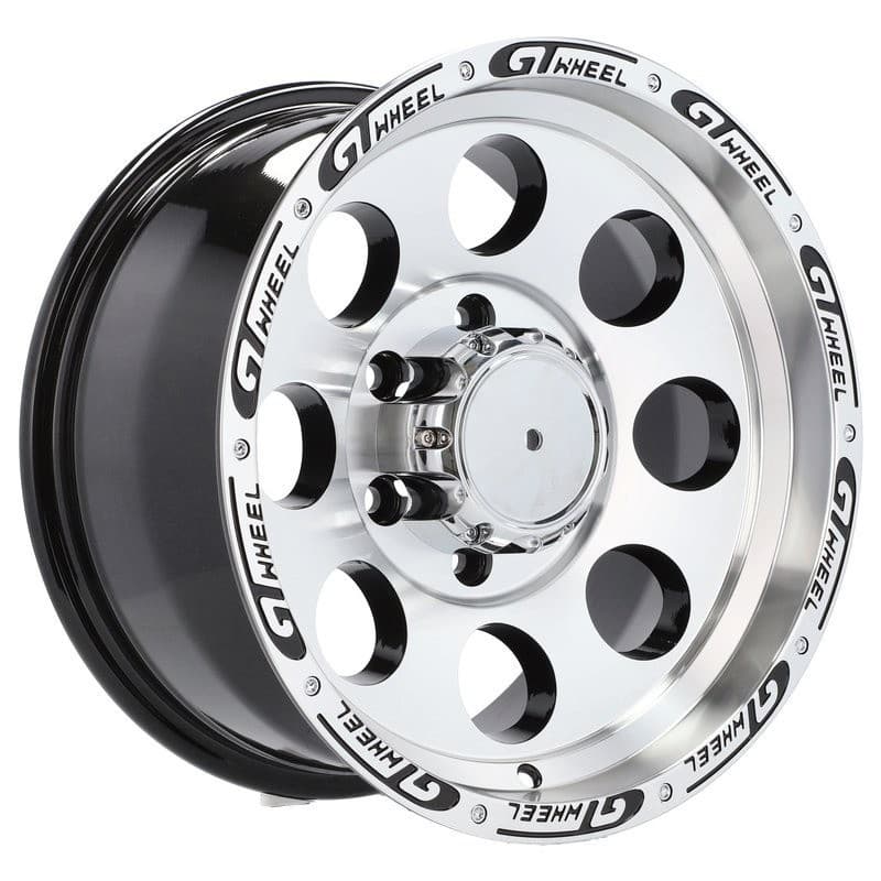 4 jantes 10.0 16 6x139.7 noir brillant