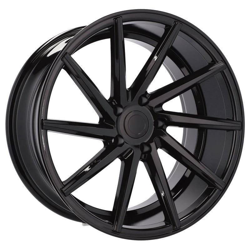4 jantes 8.5 20 5x120 noir brillant