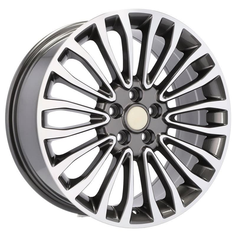 4 jantes 8.0 18 5x108 design ford gris brillant