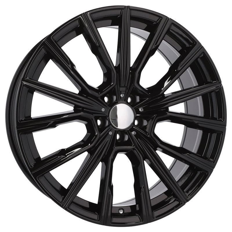 4 jantes 8.5 21 5x112 design bmw noir brillant