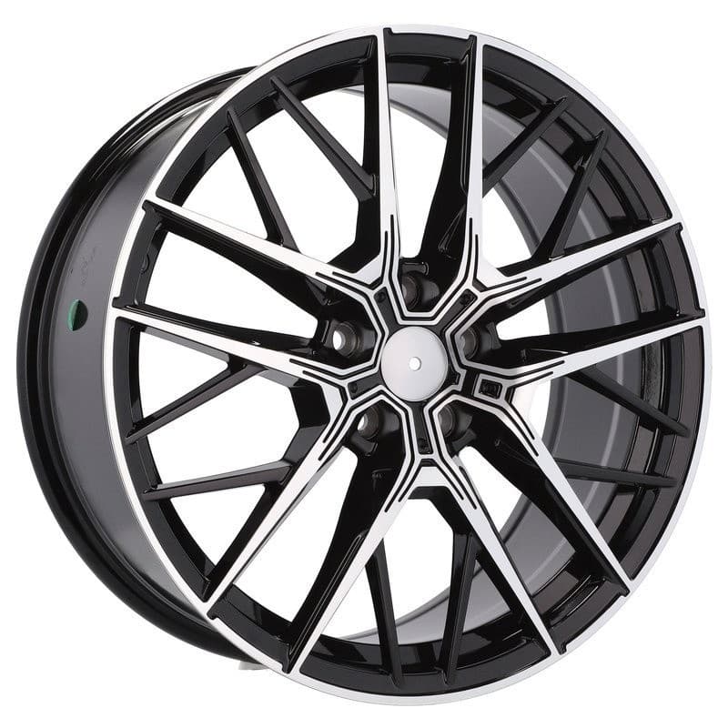 4 jantes 8.0 18 5x112 design bmw noir brillant