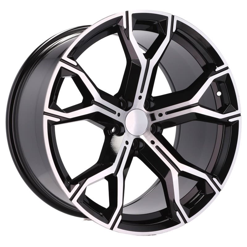 4 jantes 10.0 20 5x120 design bmw noir brillant