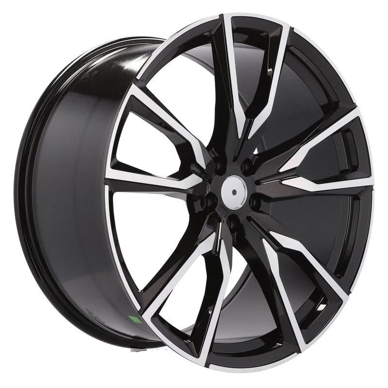 4 jantes 9.5 22 5x112 design bmw noir brillant