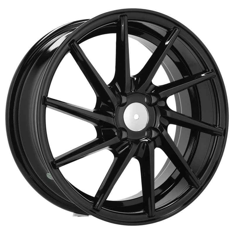 4 jantes 6.5 16 4x100 noir brillant