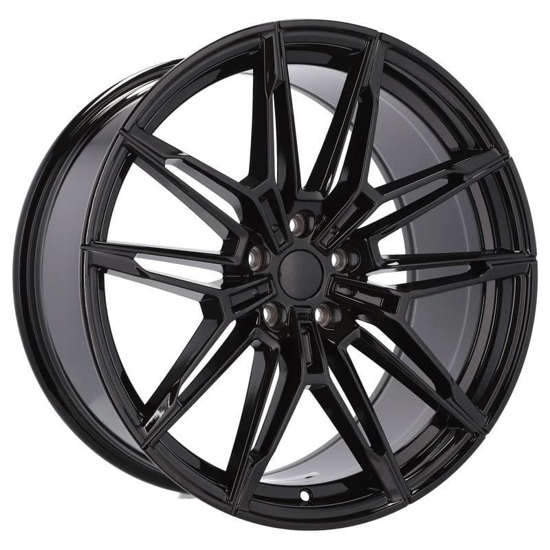 4 jantes 8.5 20 5x112 noir brillant
