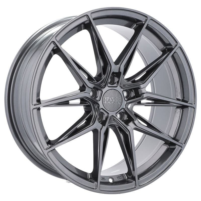 4 jantes 8.0 18 5x112 gris brillant