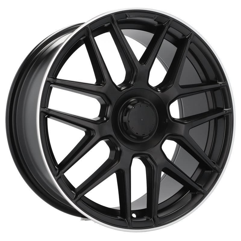 4 jantes 8.5 19 5x112 design mercedes noir mat