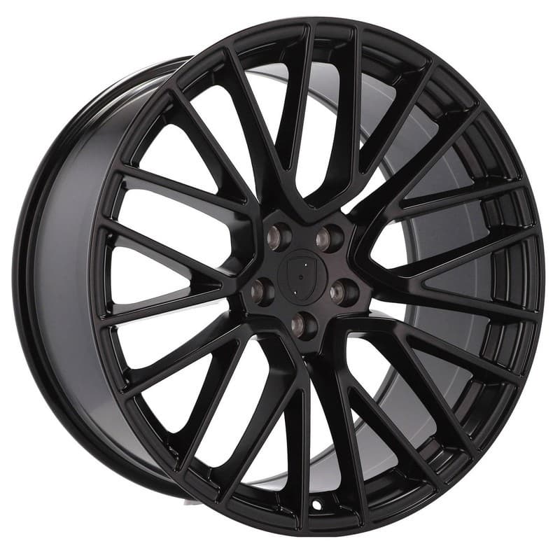 4 jantes 9.0 21 5x112 design porsche noir mat