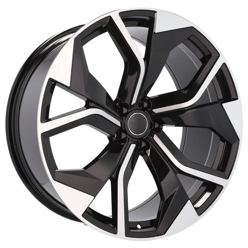 4 jantes 10.0 23 5x112 design audi noir brillant