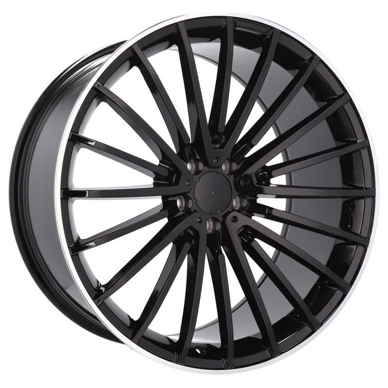 4 jantes 9.0 22 5x112 noir brillant