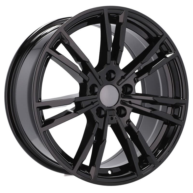 4 jantes 8.0 20 5x112 noir brillant