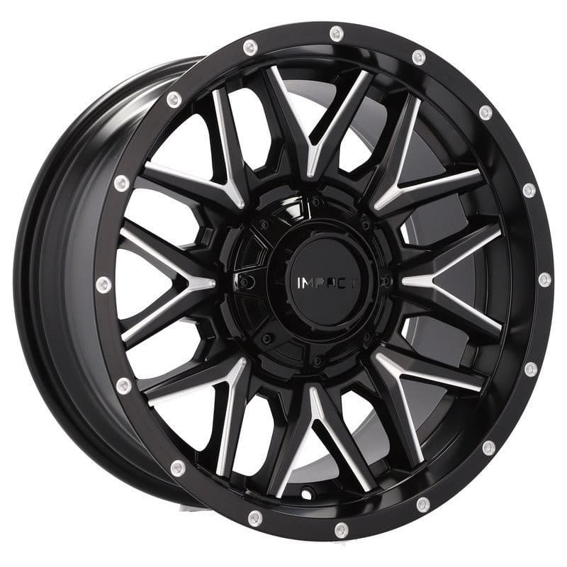 4 jantes 9.0 18 6x114.3 noir mat