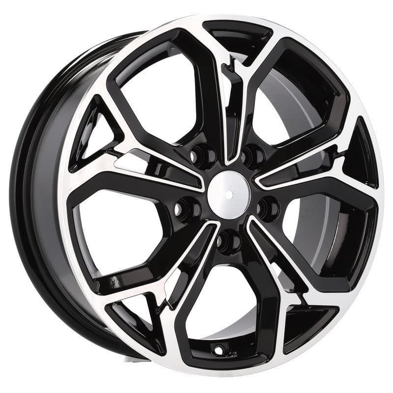 4 jantes 7.0 17 5x114.3 design kia noir brillant