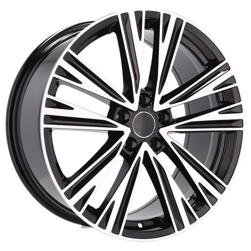 4 jantes 8.5 19 5x112 design audi noir brillant