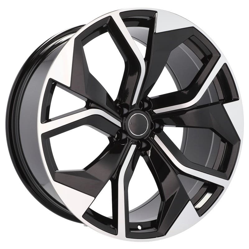 4 jantes 9.0 20 5x112 design audi noir brillant