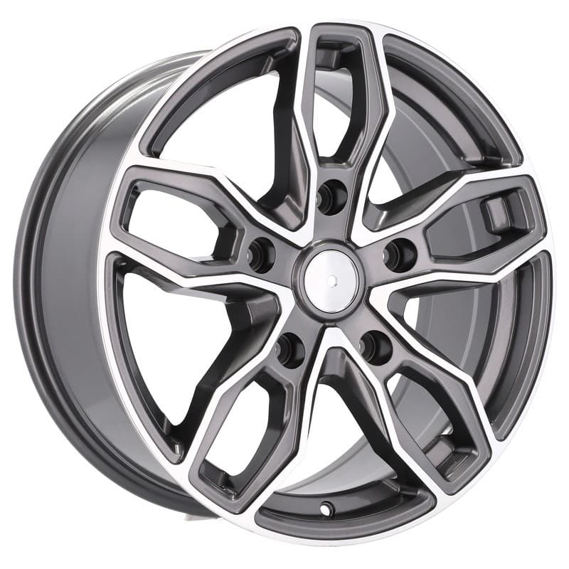 4 jantes 8.0 18 5x160 design ford gris brillant
