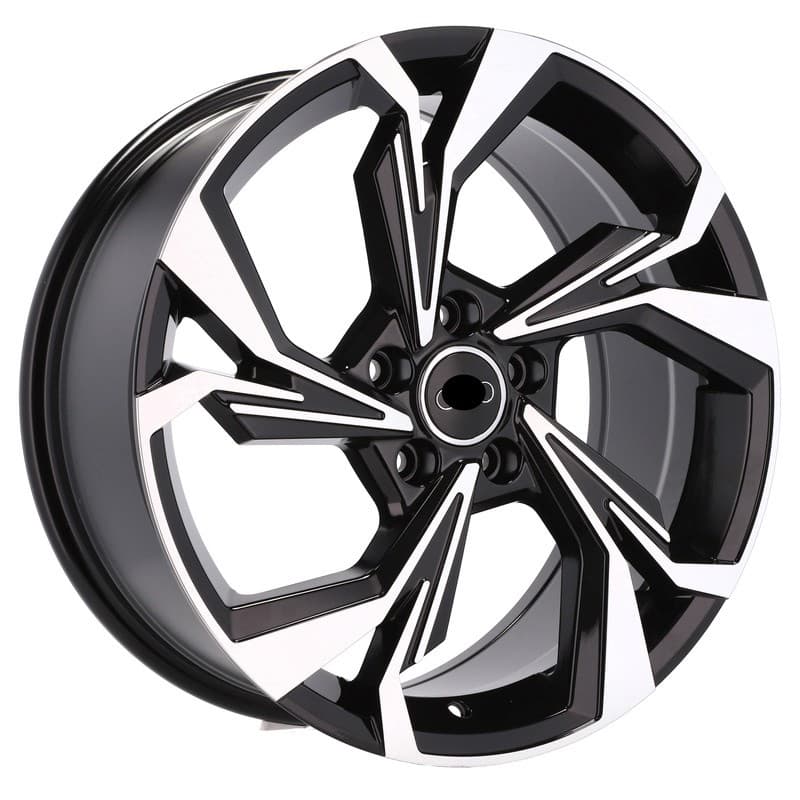 4 jantes 8.0 19 5x112 design audi noir brillant