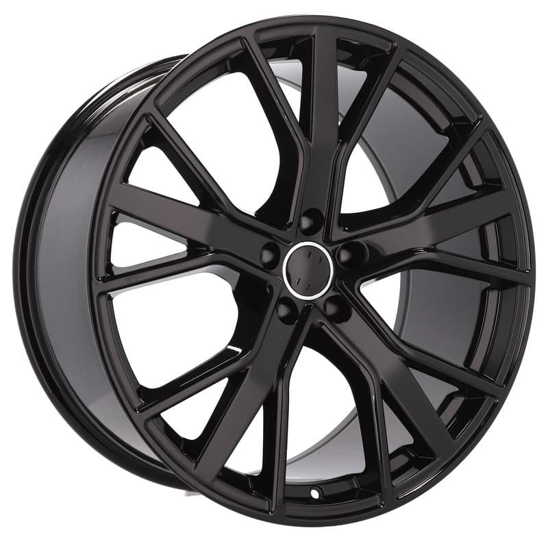 4 jantes 10.0 22 5x112 design audi noir brillant