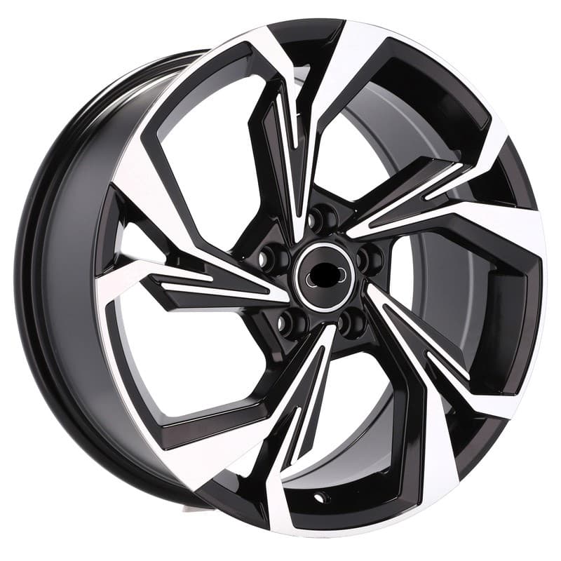 4 jantes 8.0 18 5x112 design audi noir brillant