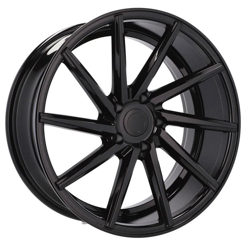 4 jantes 8.0 18 5x112 noir brillant