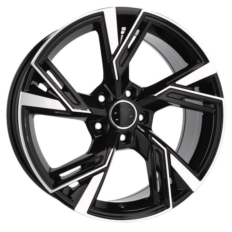 4 jantes 8.5 19 5x112 design audi noir brillant