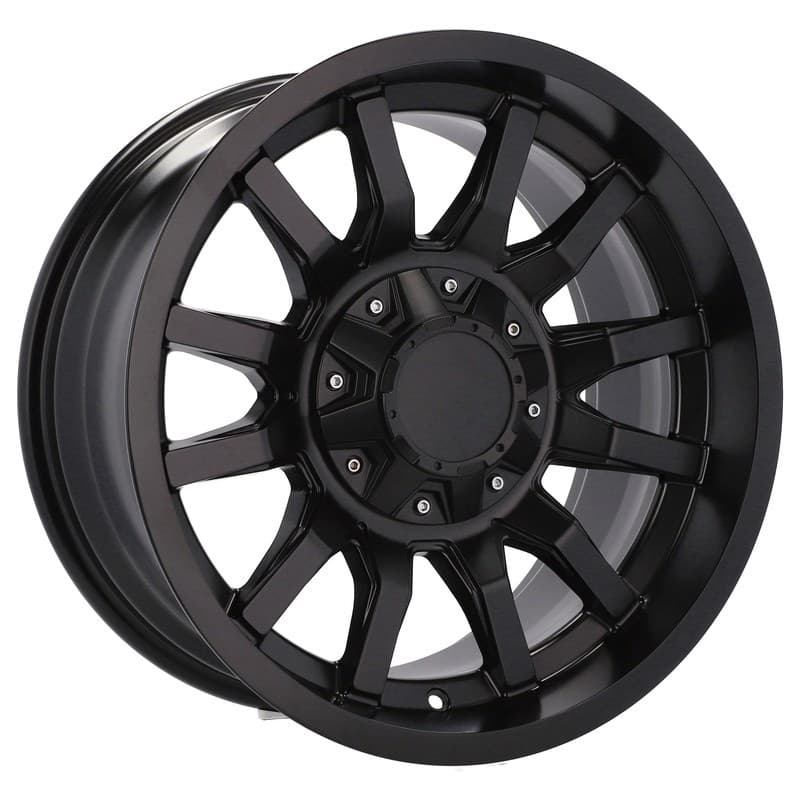 4 jantes 9.0 18 5x127 noir mat