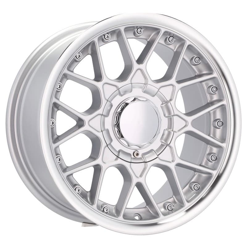 4 jantes 8.0 15 4x100 argent brillant