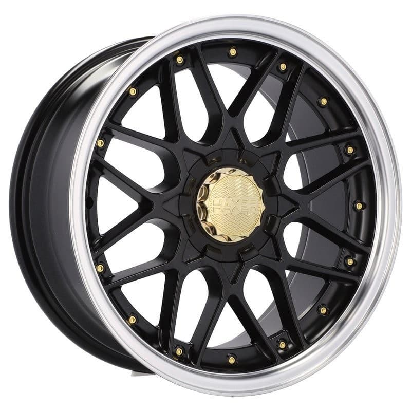4 jantes 7.0 15 4x100 noir brillant