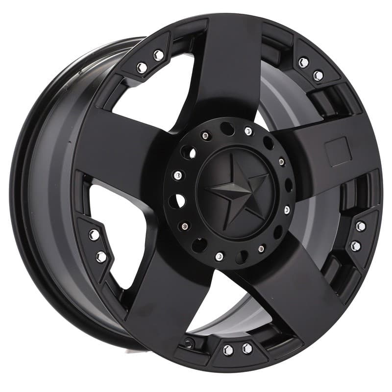4 jantes 9.0 18 5x150 noir mat