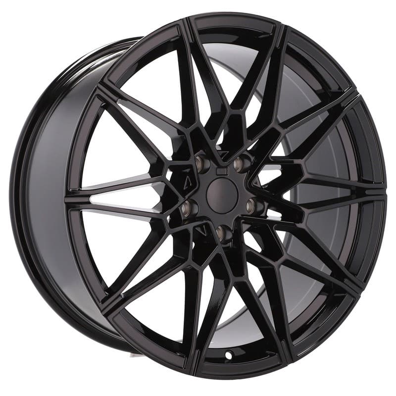 4 jantes 8.5 20 5x112 noir brillant