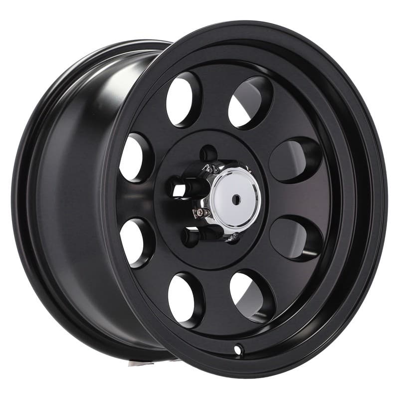 4 jantes 8.0 16 5x114.3 noir mat