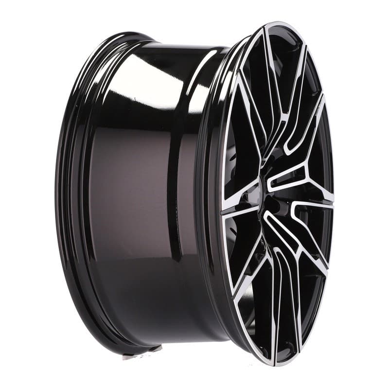 4 jantes 8.0 19 5x120 noir brillant
