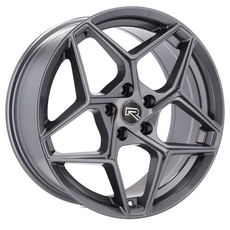 4 jantes 8.5 19 5x112 gris brillant