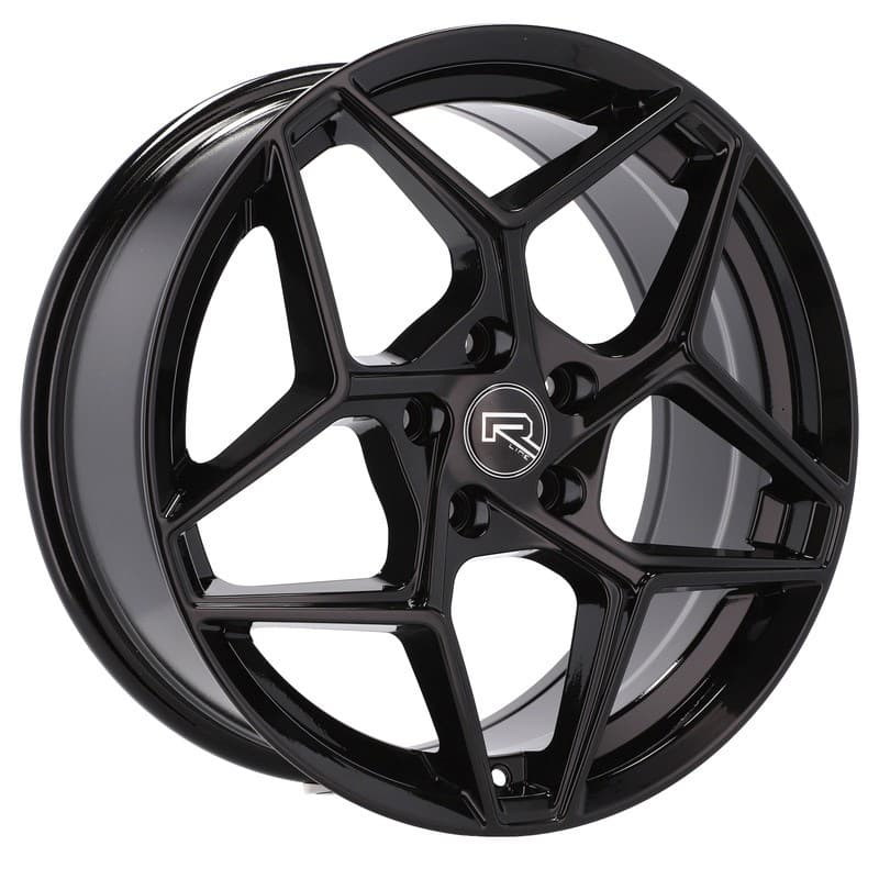 4 jantes 8.5 19 5x112 noir brillant