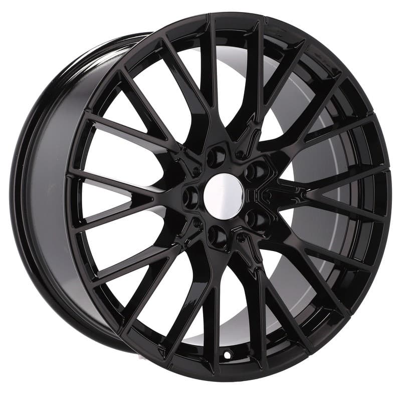 4 jantes 8.0 19 5x120 noir brillant