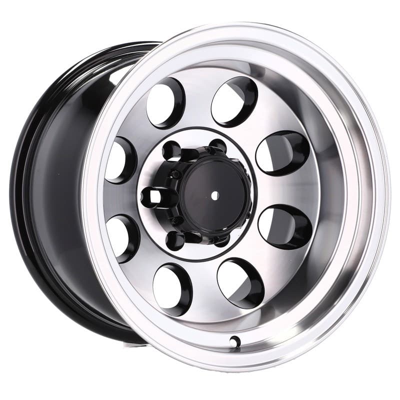 4 jantes 10.0 16 6x139.7 noir brillant