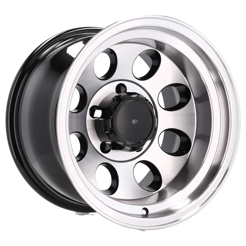 4 jantes 10.0 16 5x139.7 noir brillant