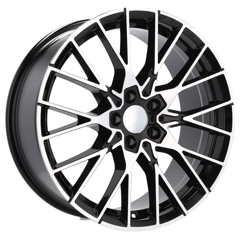 4 jantes 8.0 19 5x120 noir brillant