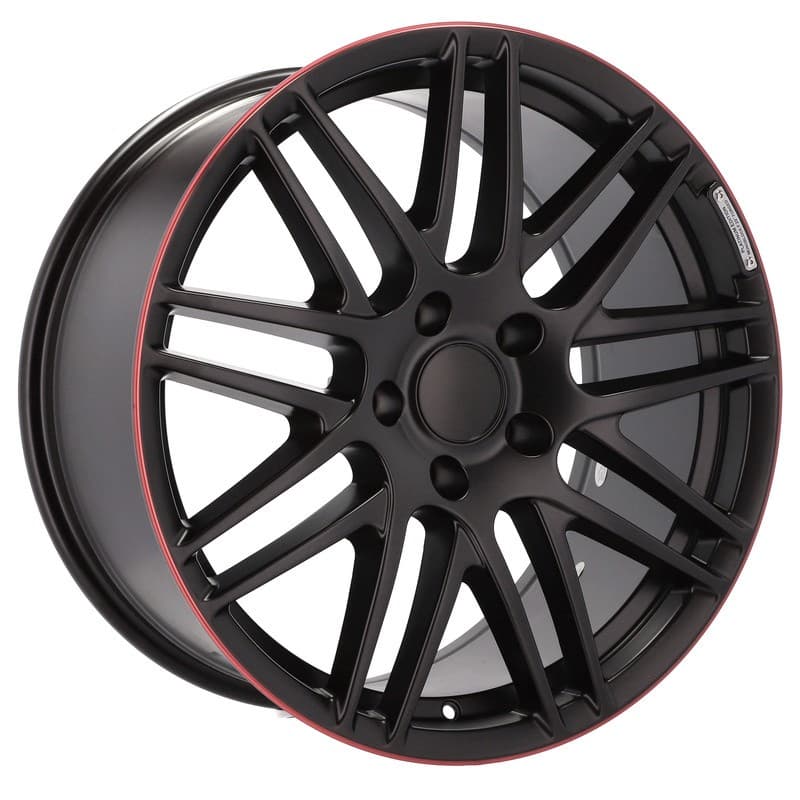 4 jantes 9.5 20 5x130 design mercedes noir mat