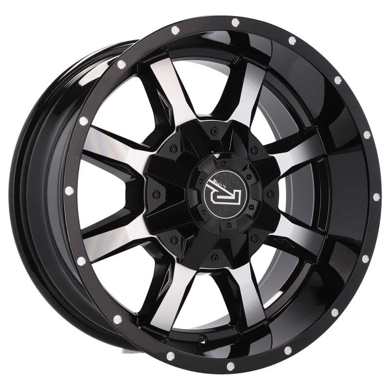 4 jantes 9.0 18 5x120 noir brillant