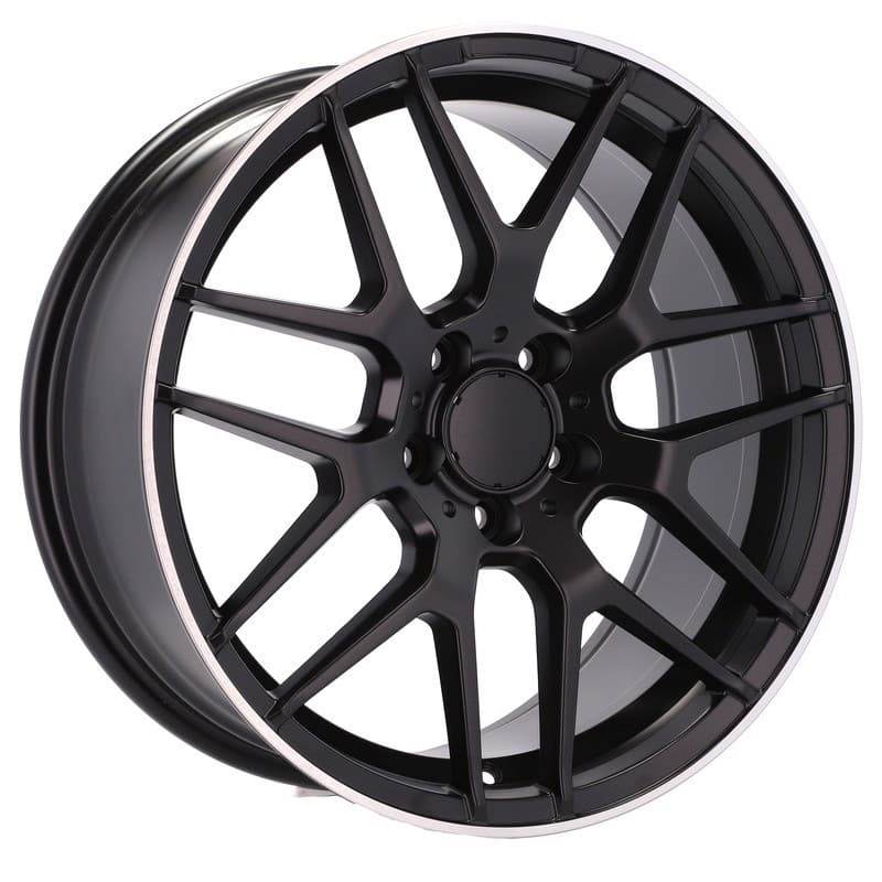4 jantes 8.0 18 5x112 design mercedes noir mat