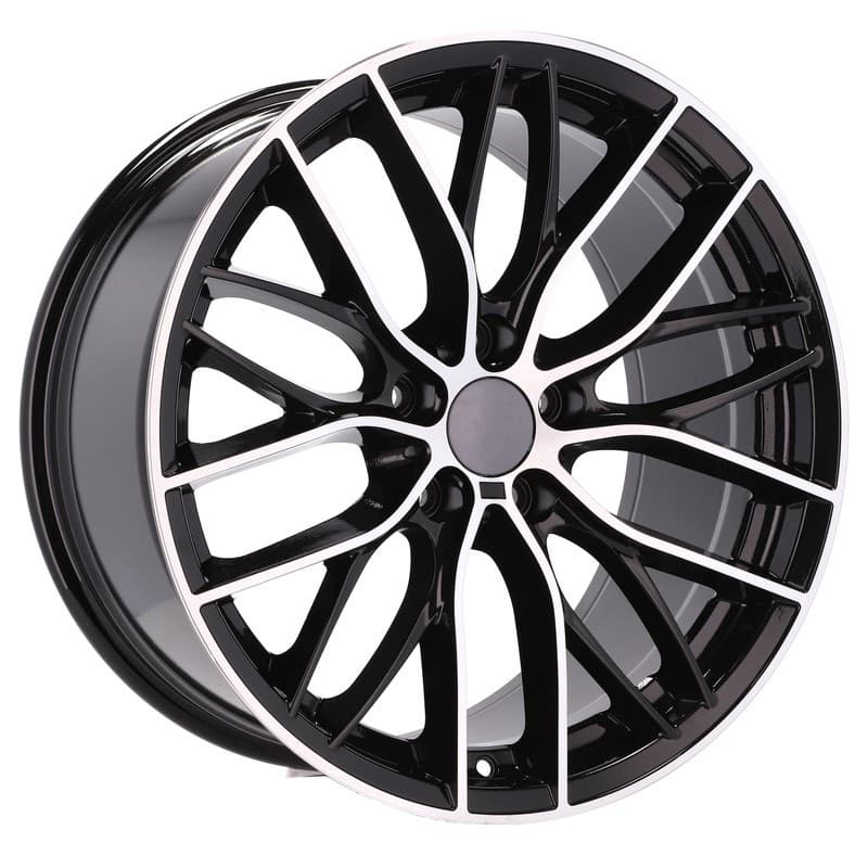 4 jantes 7.5 17 5x120 design bmw noir brillant