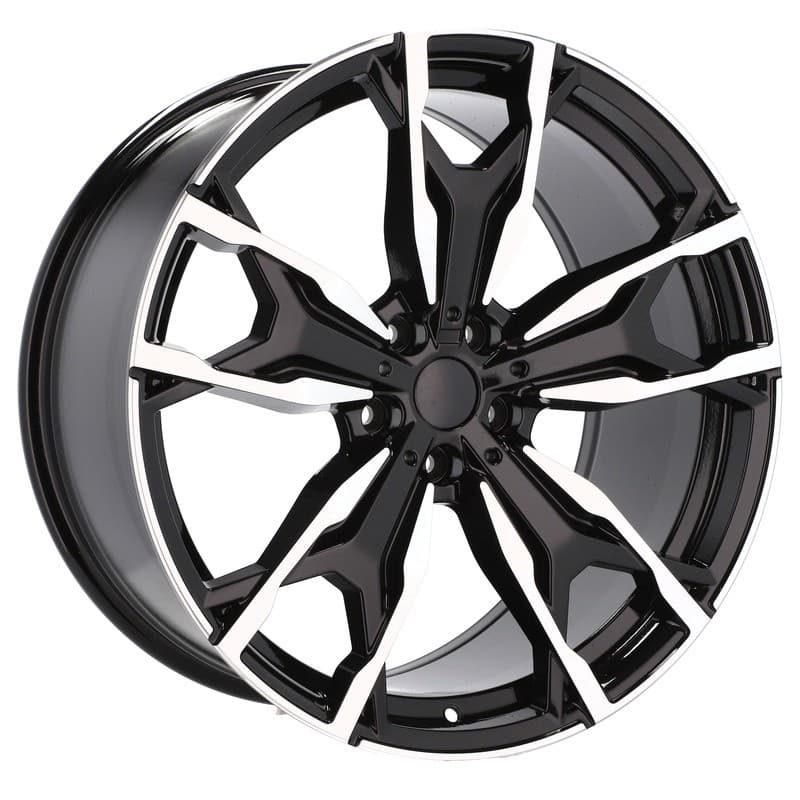4 jantes 8.0 20 5x112 design bmw noir brillant