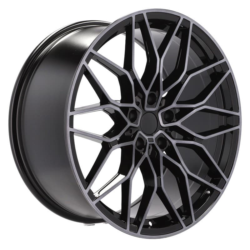 4 jantes 8.5 20 5x112 noir brillant