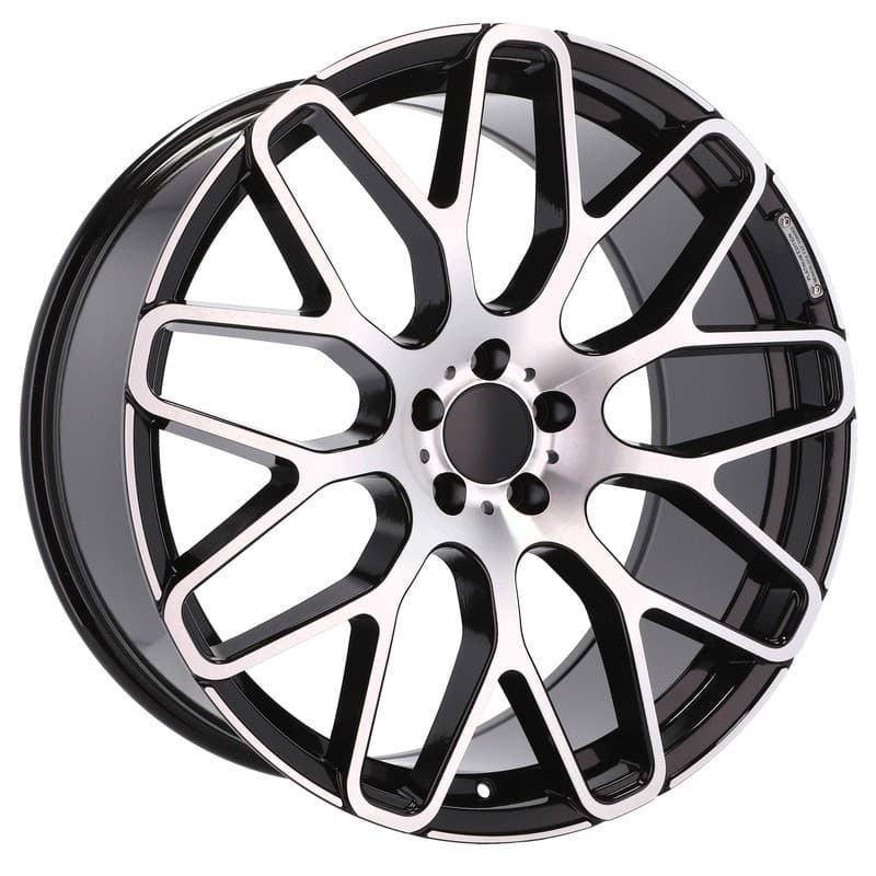 4 jantes 8.5 20 5x112 noir brillant
