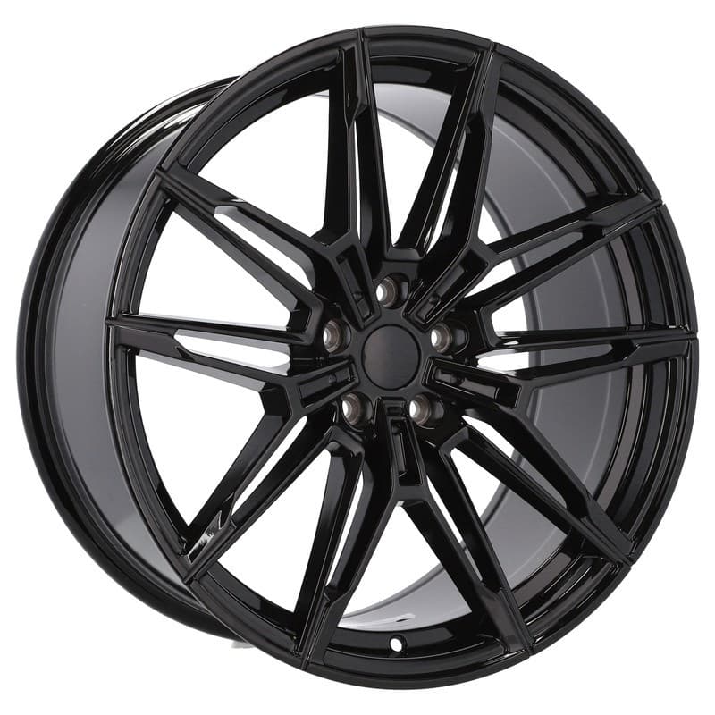 4 jantes 8.0 18 5x120 design bmw noir brillant