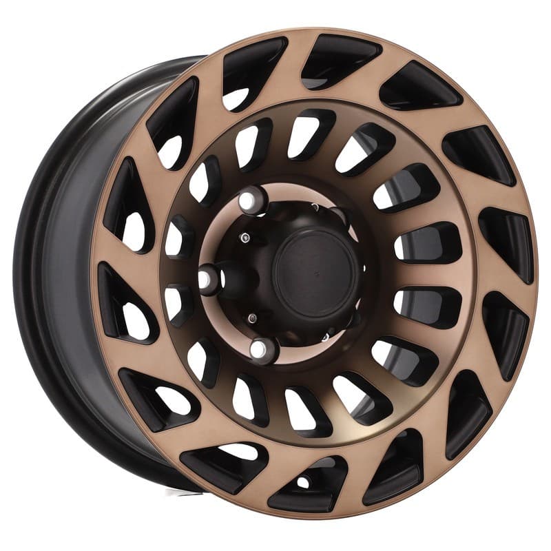 4 jantes 8.0 15 5x139.7 noir brillant